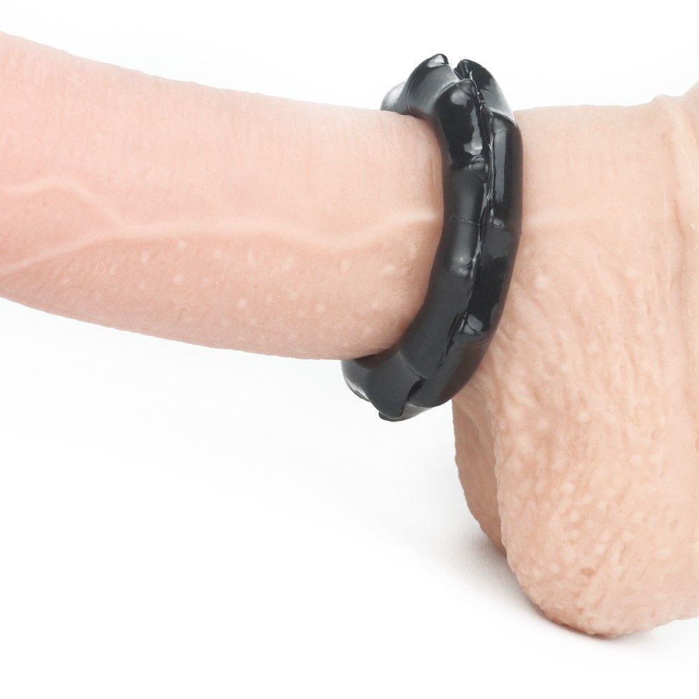 Эрекционное кольцо Lovetoy Power Plus Cock Ring Series, 4 см (черный)
