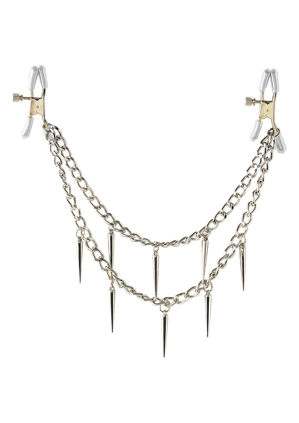 Зажимы для сосков Fetish Fantasy Rock Hard Nipple Clamps (серебристый)