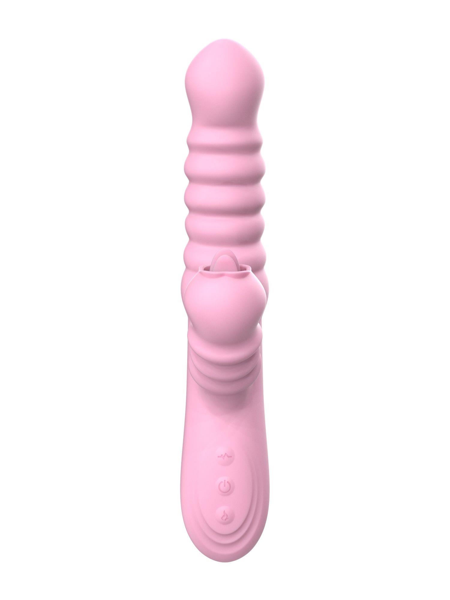 Вибратор B-Series Lyla Vibrating Spear USB, 21 см (розовый)