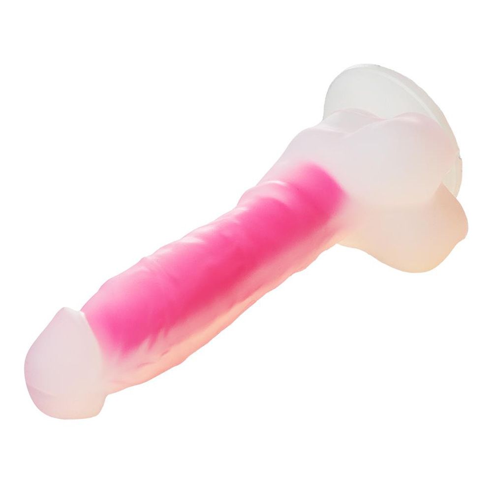 Неоновый фаллоимитатор Radiant Glow In The Dark, 21 см (фиолетовый)