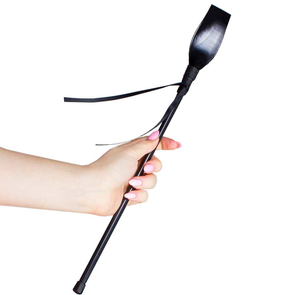 Secret Play Negra Charol - Bicz, Czarny, 38 cm