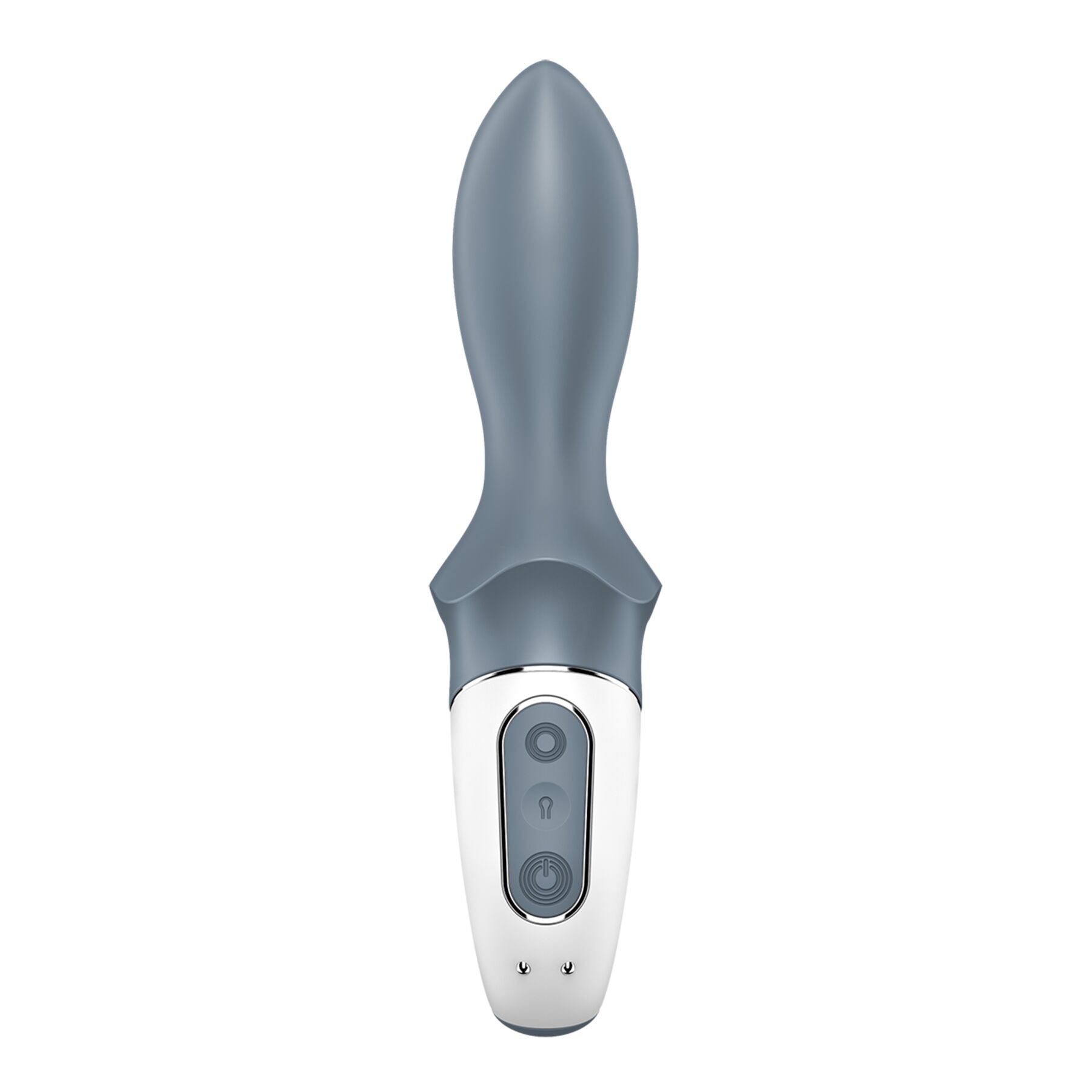 Вибратор Satisfyer Air Pump Booty 1, 17.5 см (серый)