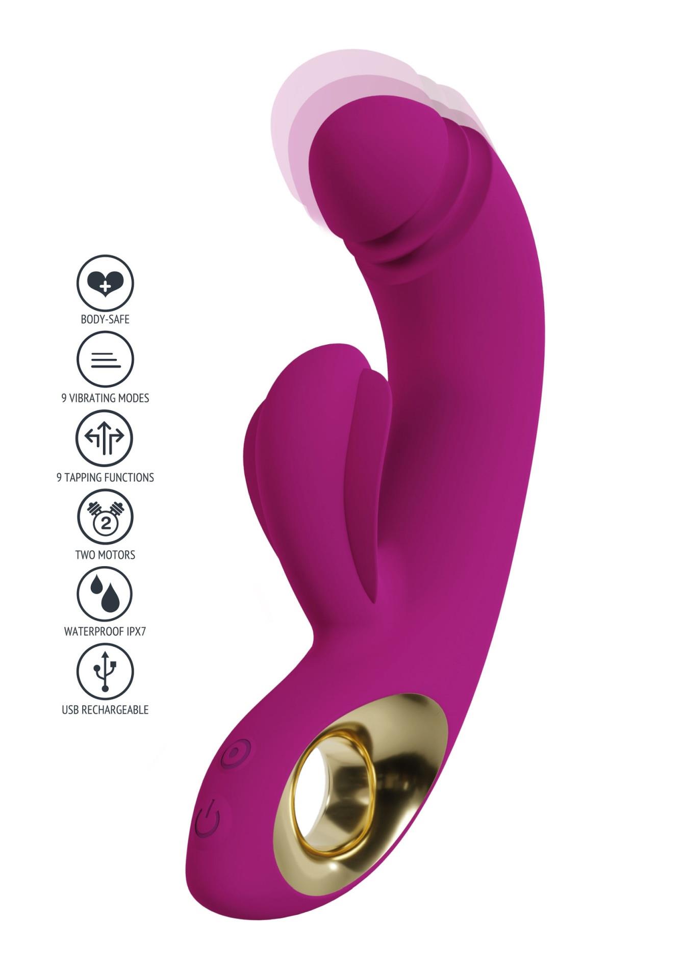 Вибратор-кролик Xocoon Harmony DualTouch G-spot, 16.5 см (фиолетовый)