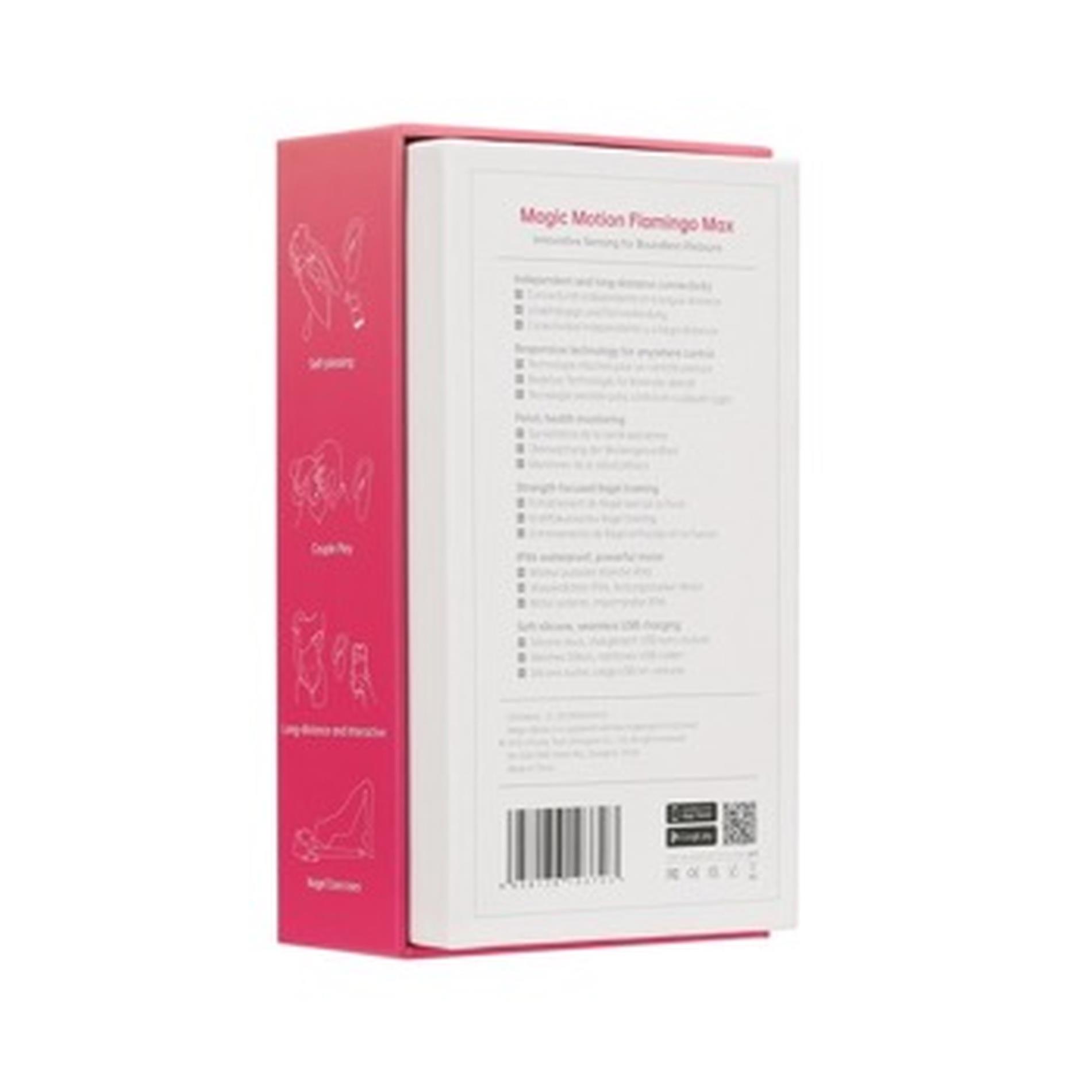 Виброяйцо Magic Motion Flamingo Max, 11 см (оранжевый)