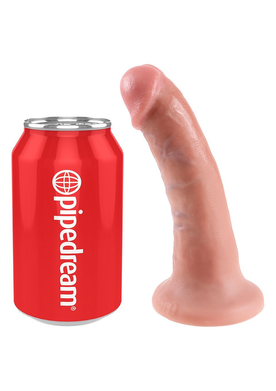 Фалоімітатор King Cock 6, 16 см (тілесний)