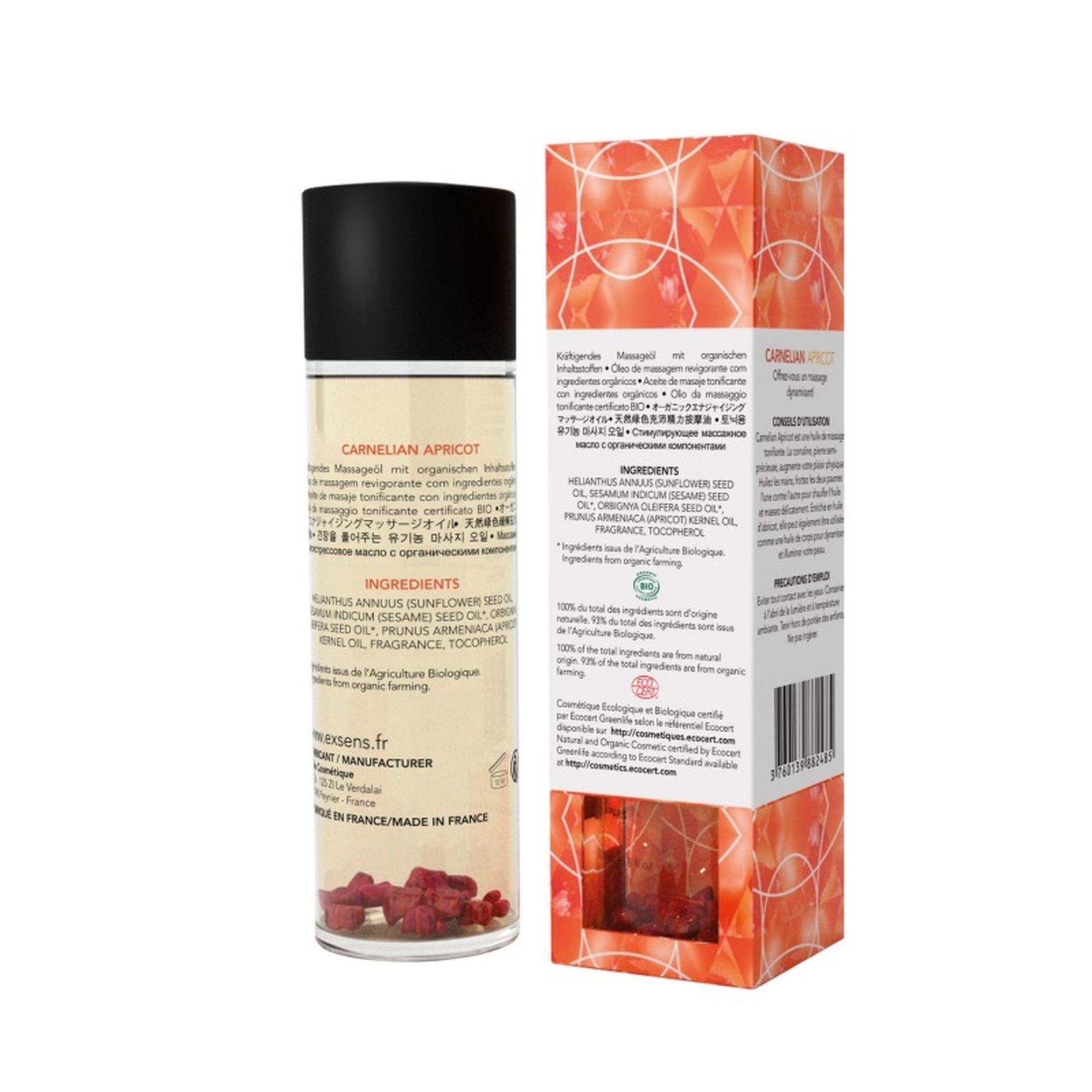 Массажное масло Exsens Carnelian Apricot Massage Oil, 100 мл