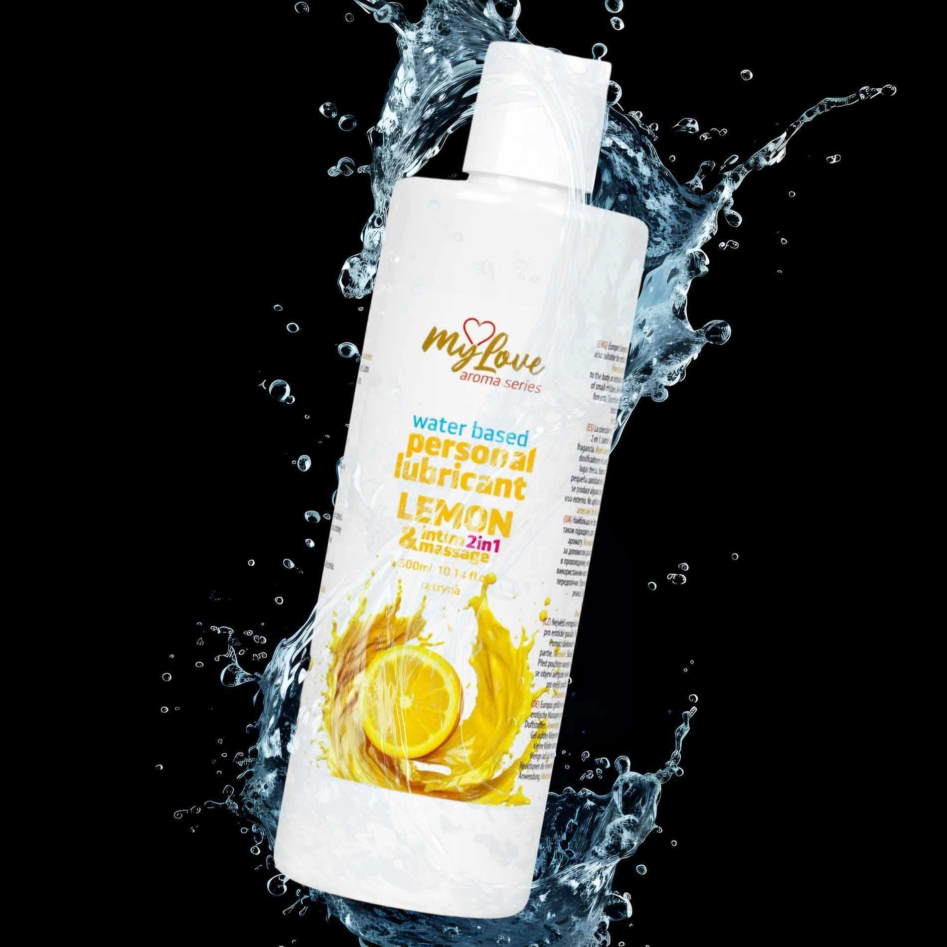 Лубрикант MyLove Aroma Series Intim&Massage 2in1 Lemon, 300 мл