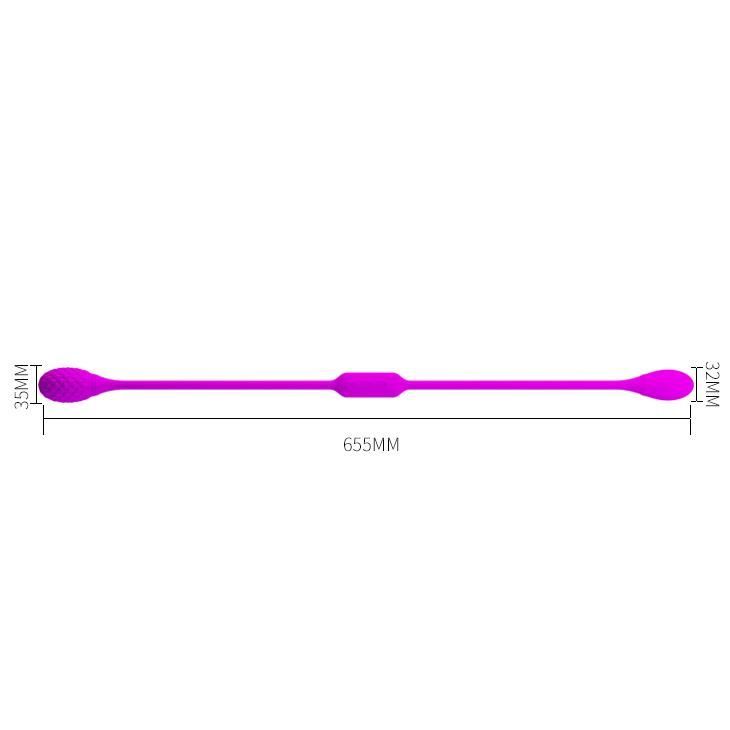 Двосторонній вібратор Pretty Love Dream Lovers Whip, 65,5 см (рожевий)