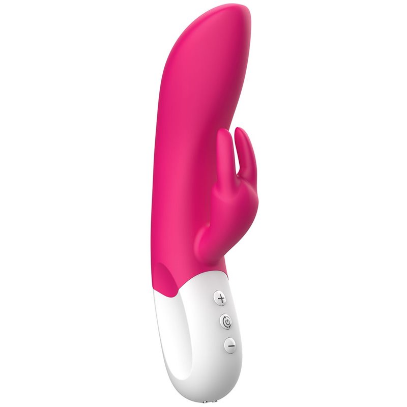Вибратор-кролик Liebe Pleasure Toys Mighty Rechargeable Rabbit, 21.5 см (розовый)