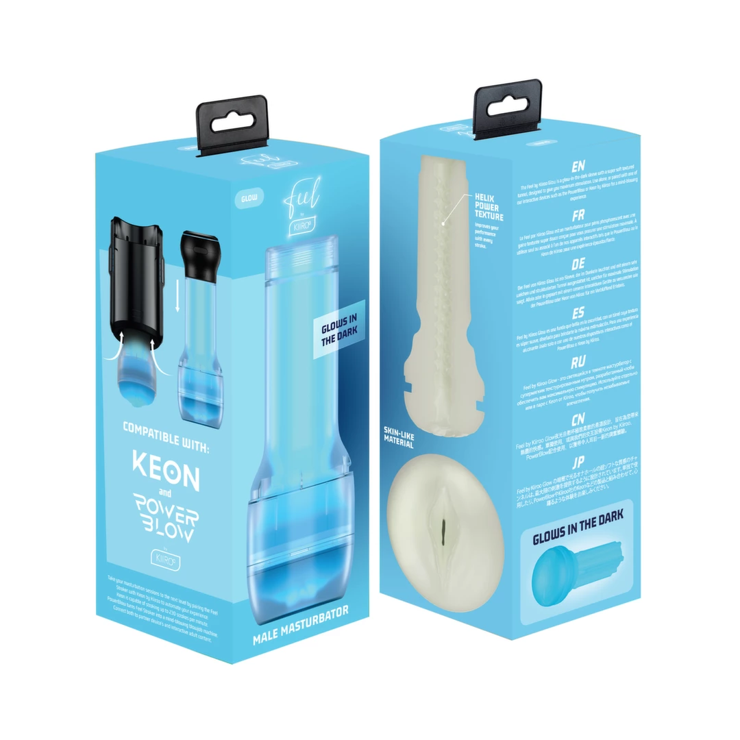 Мастурбатор Kiiroo Feel Glow (прозрачный)
