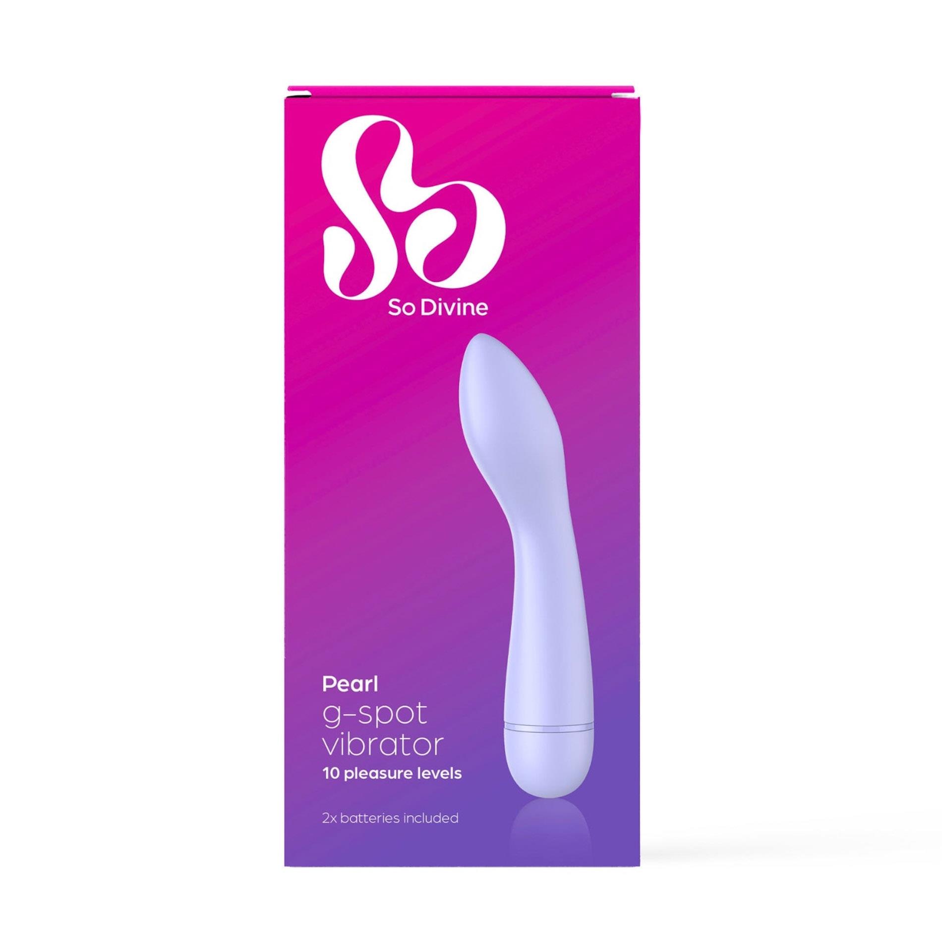 Вибратор So Divine Pearl Mini G-spot, 12.5 см (сиреневый)