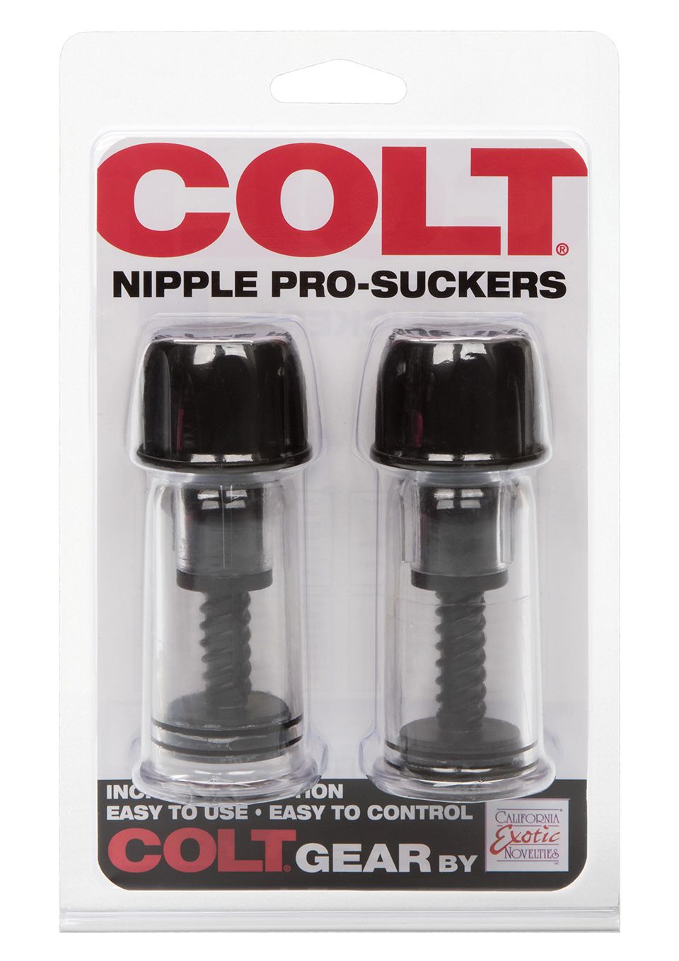 Помпа для сосков CalExotics COLT Nipple Pro-Suckers, 10,3 см (черный)