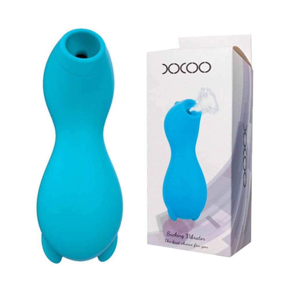 Вакуумный стимулятор клитора Sucking Vibrator (бирюзовый)