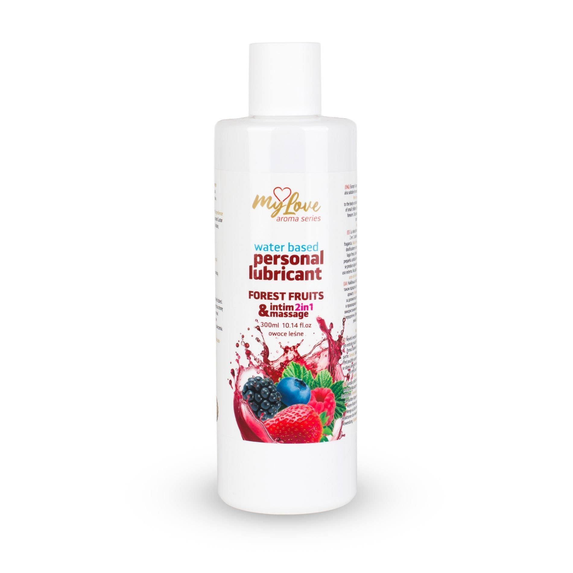 Lubrykant MyLove Aroma Series Intim&Massage 2in1 Forest Fruits, 300 ml