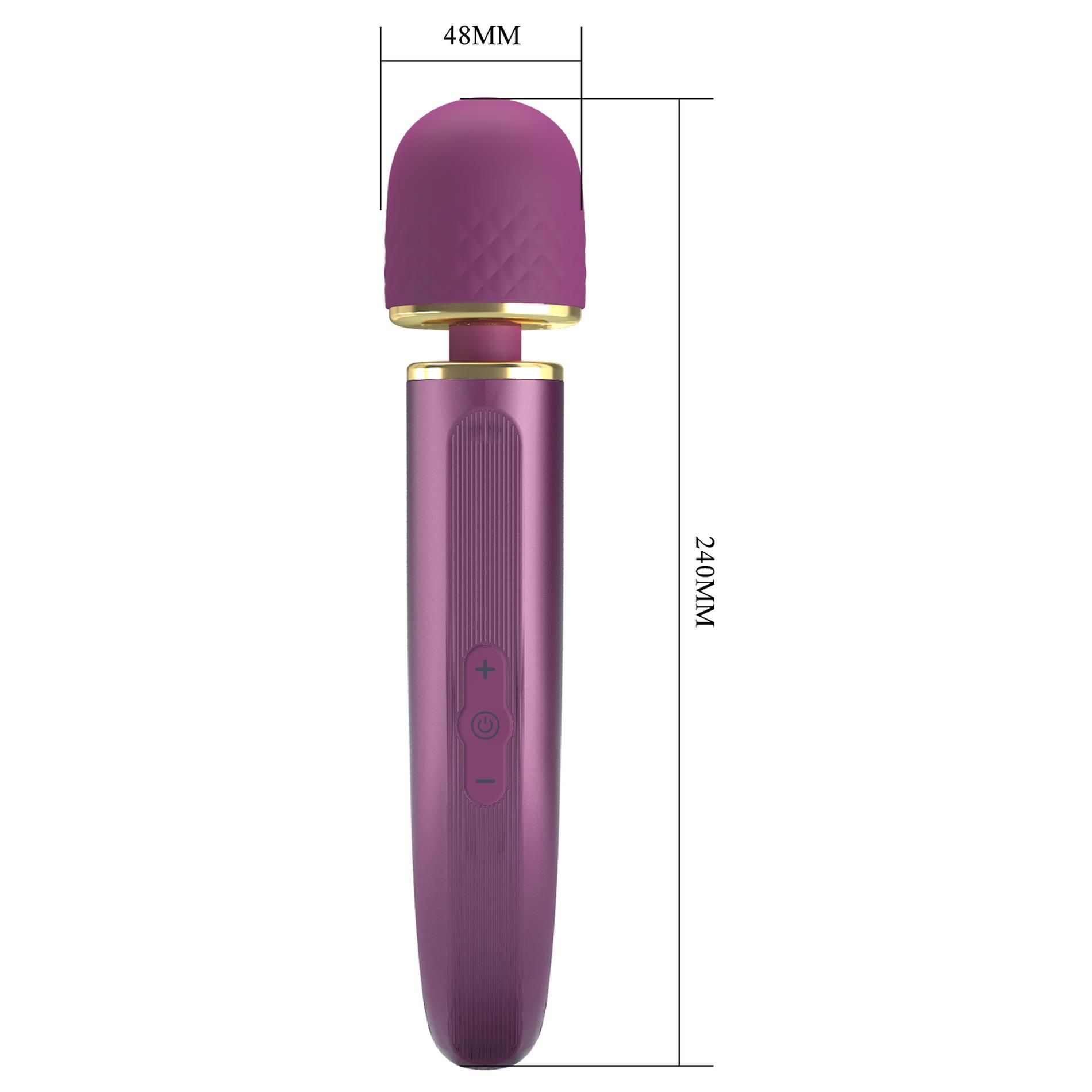 Вибромассажер Pretty Love Colorful Massager, 24 см (фиолетовый)