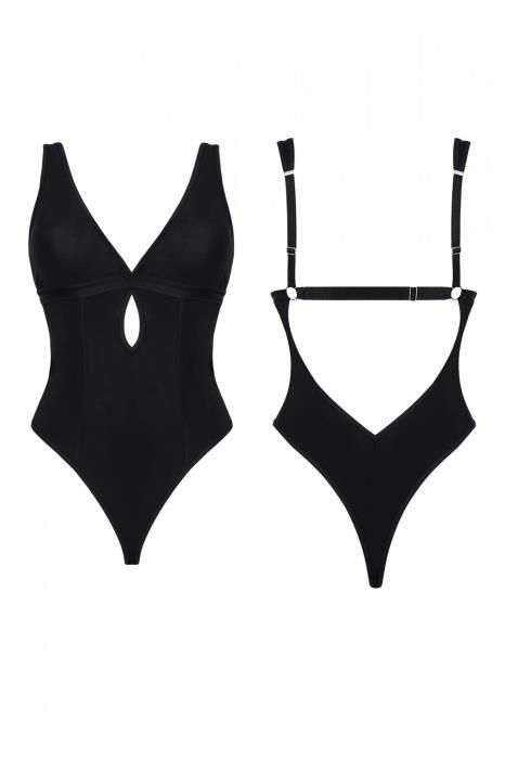 Боди Demoniq LadyX Gracia, L (черный)