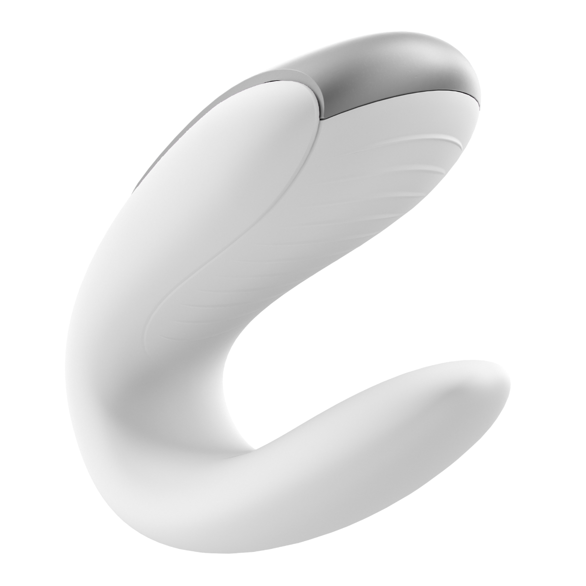 Wibrator Satisfyer Double Fun Partner, 9,3 cm (biały)