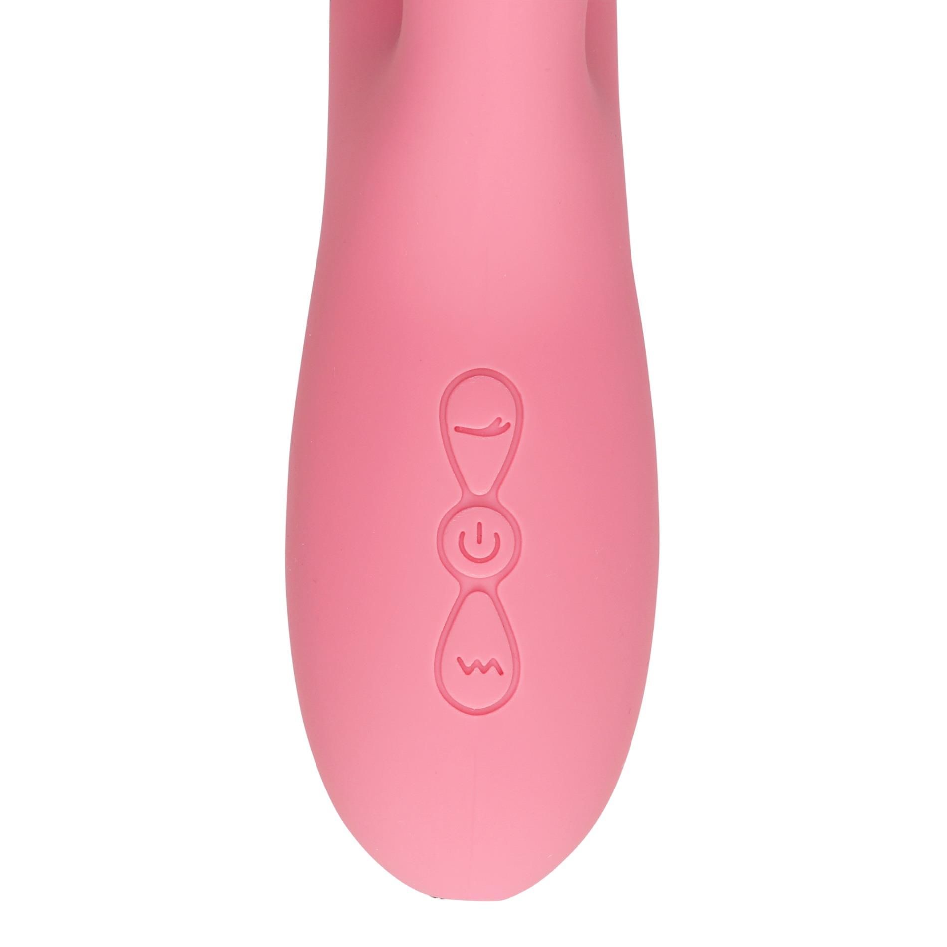 Вибратор-кролик Loveline G-spot Fluttering, 24.8 см (розовый)