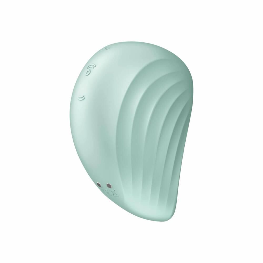 Вакуумный стимулятор клитора с вибрацией Satisfyer Pearl Diver (мятный)