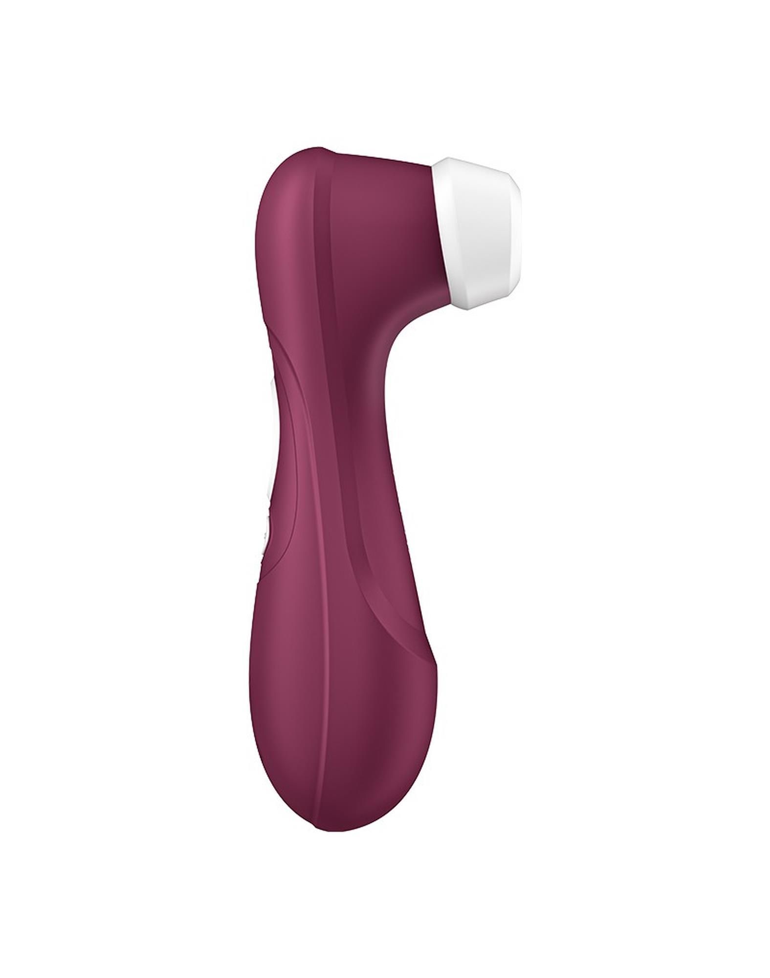Вакуумний стимулятор клітора з вібрацією Satisfyer Pro 2 Generation 3 with Liquid Air (вишневий)