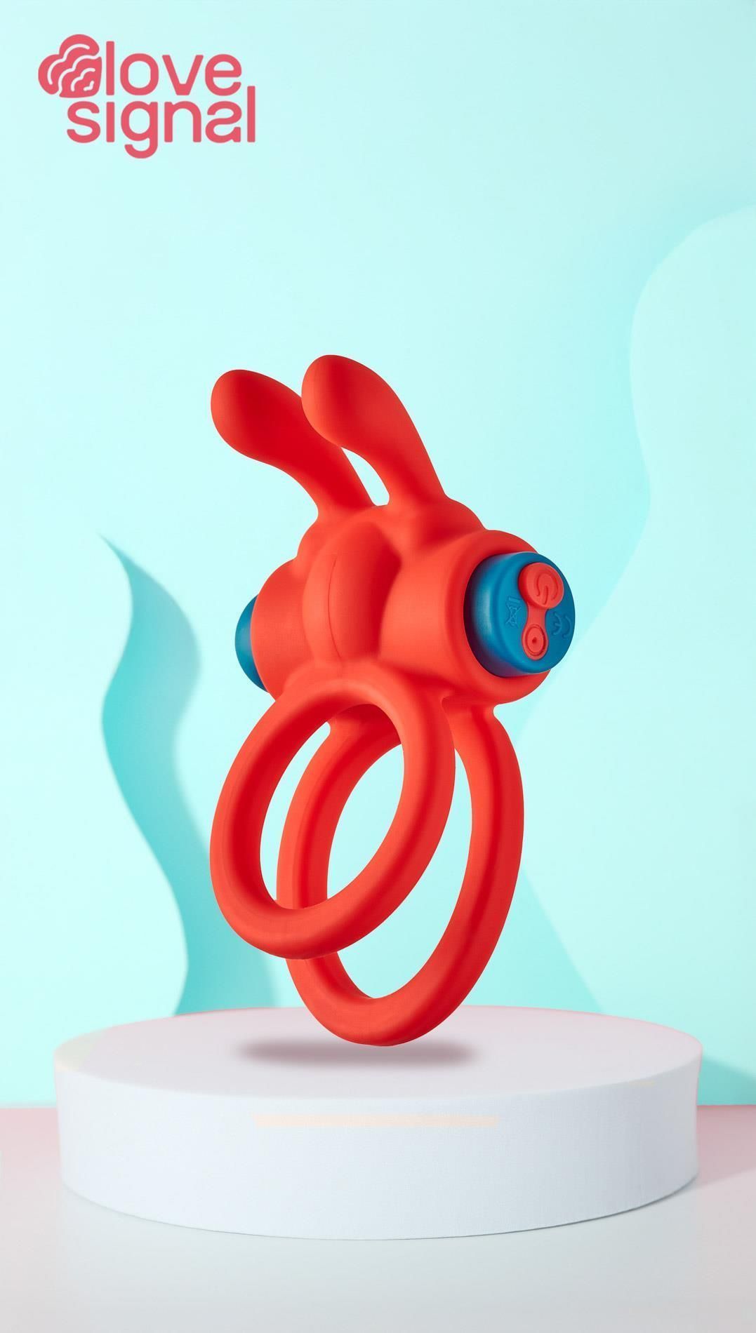 Pierścień erekcyjny Dream Toys Thrill Ring, 10 cm (czerwony)