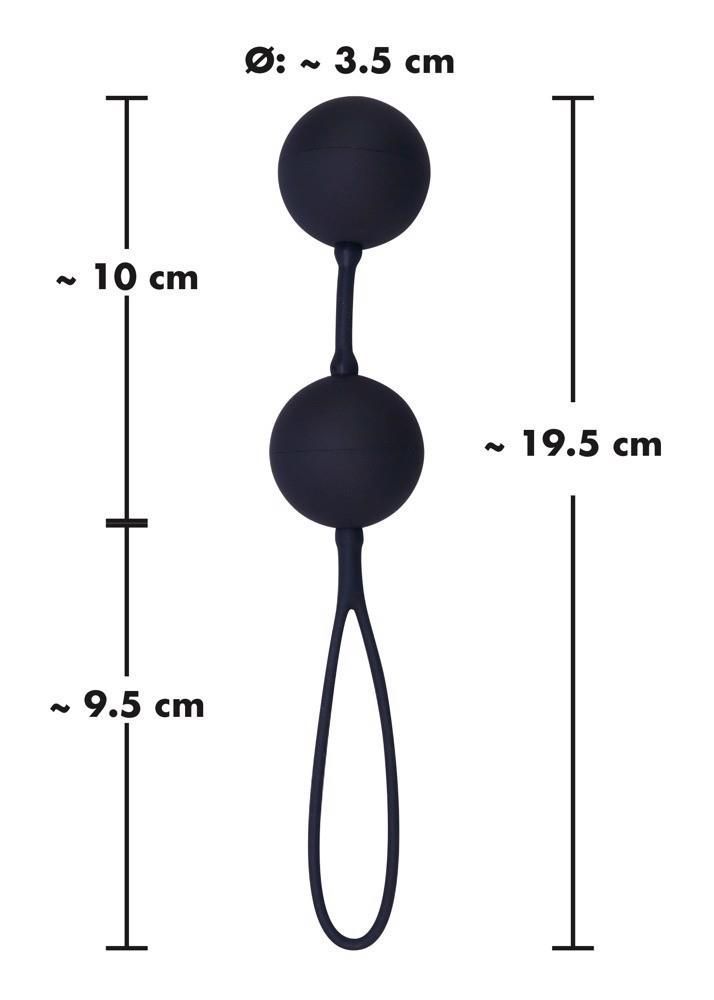 Вагинальные шарики You2Toys Black Velvets, 19.5 см (черный)