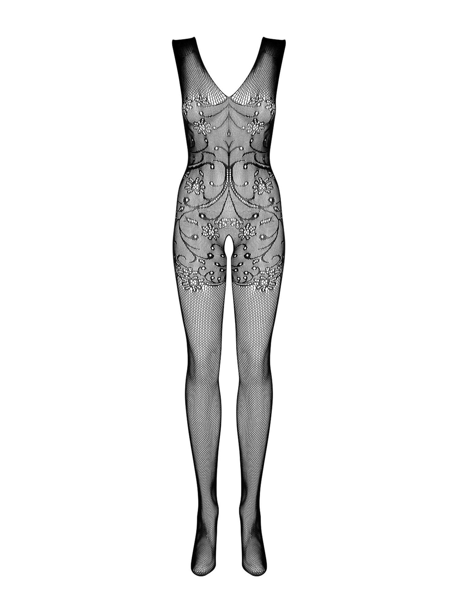 Bodystocking Obsessive F234, S/M/L (czarny)