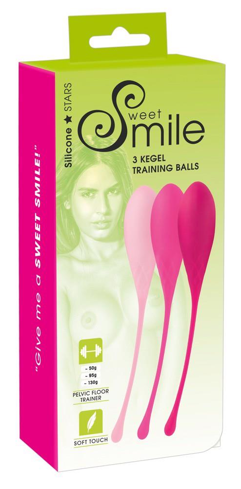 Вагинальные шарики Sweet Smile 3 Kegel Training Balls, 3 шт (мульти)