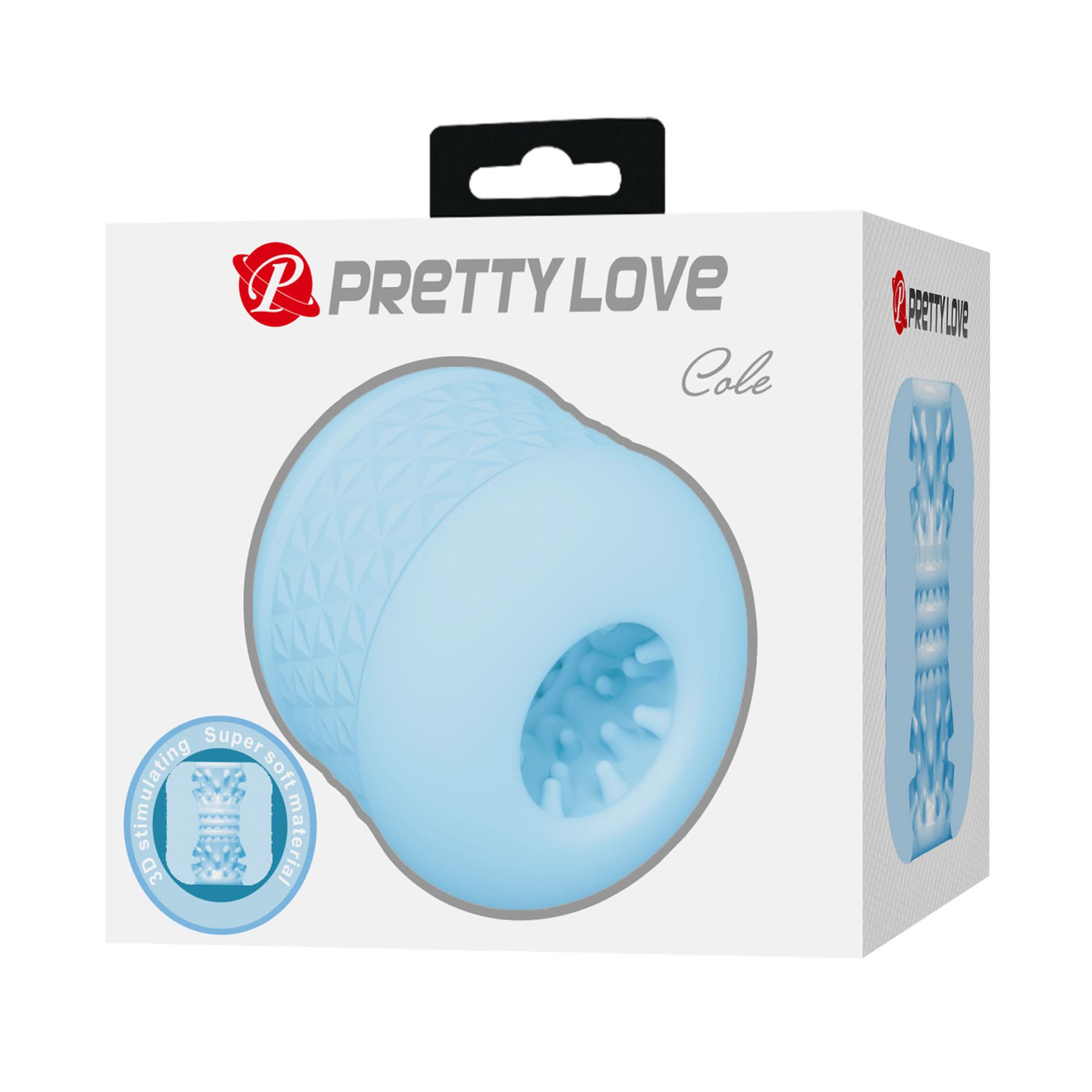 Мастурбатор Pretty Love Cole (голубой)