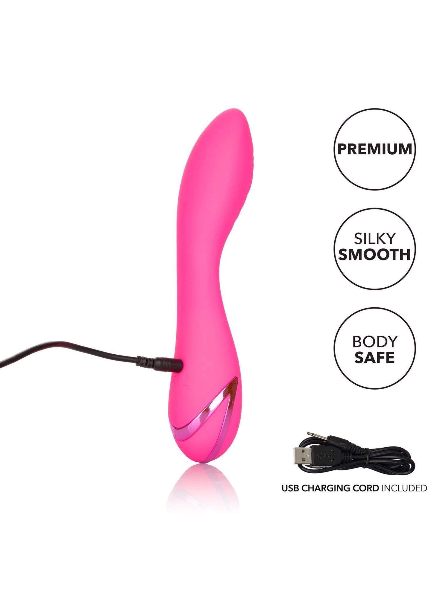 Вибратор CalExotics California Dreaming Surf City Centerfold, 20,8 см (розовый)