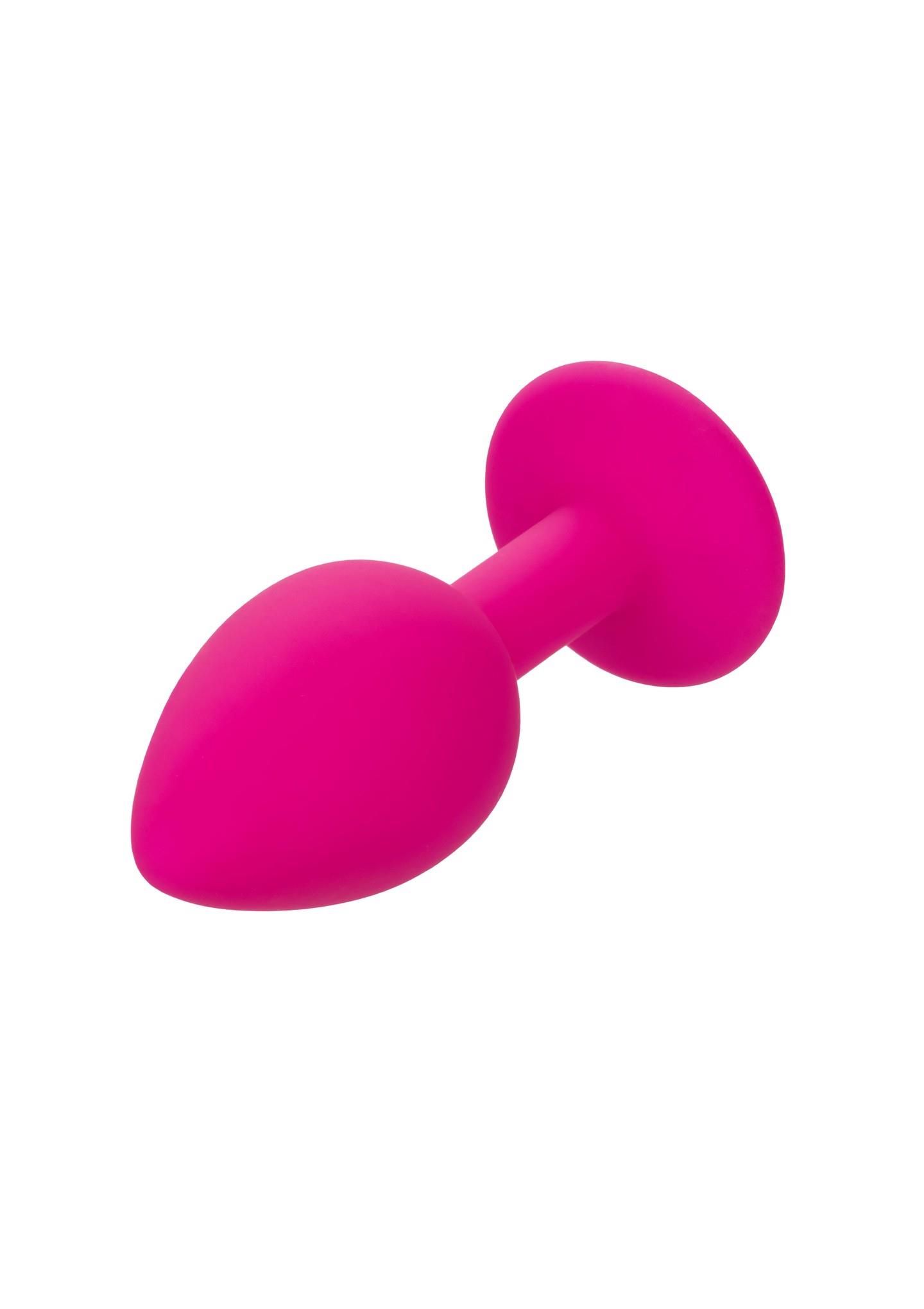 Набор анальных пробок Calexotics Cheeky Gems, 3 шт (розовый)