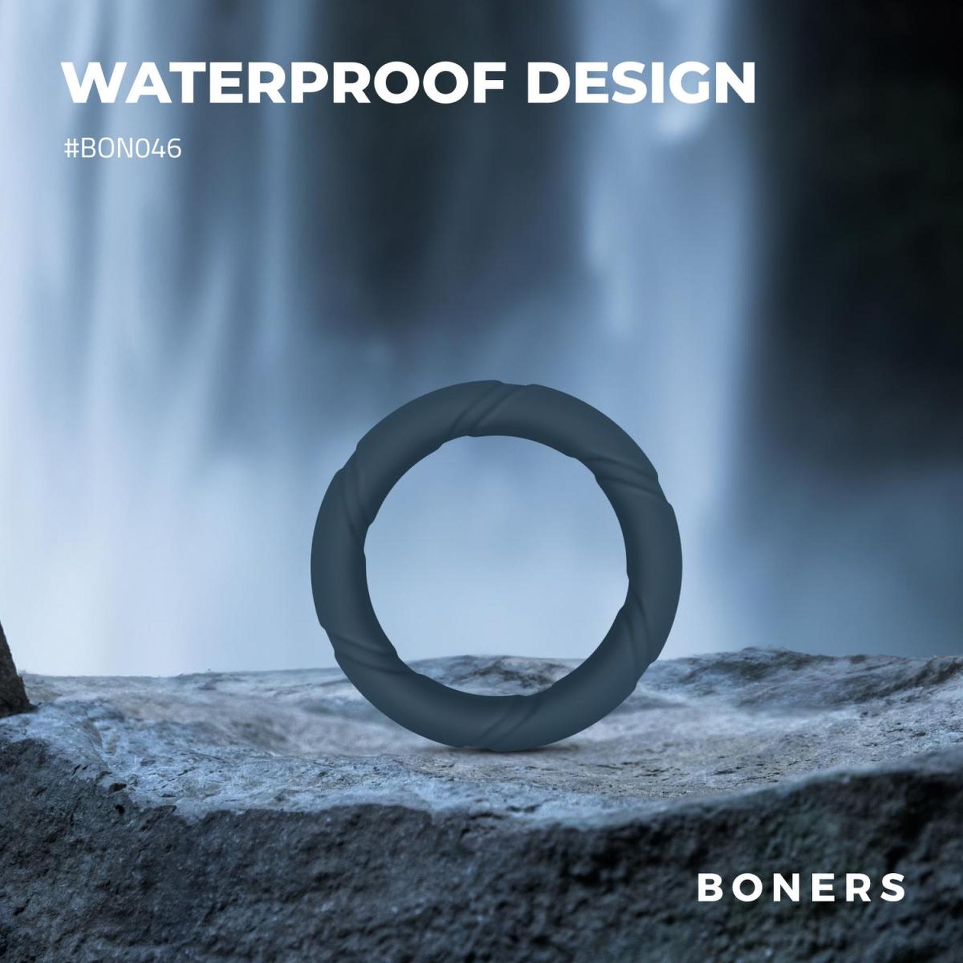 Эрекционное кольцо Boners Ergo Cock Ring (серый)