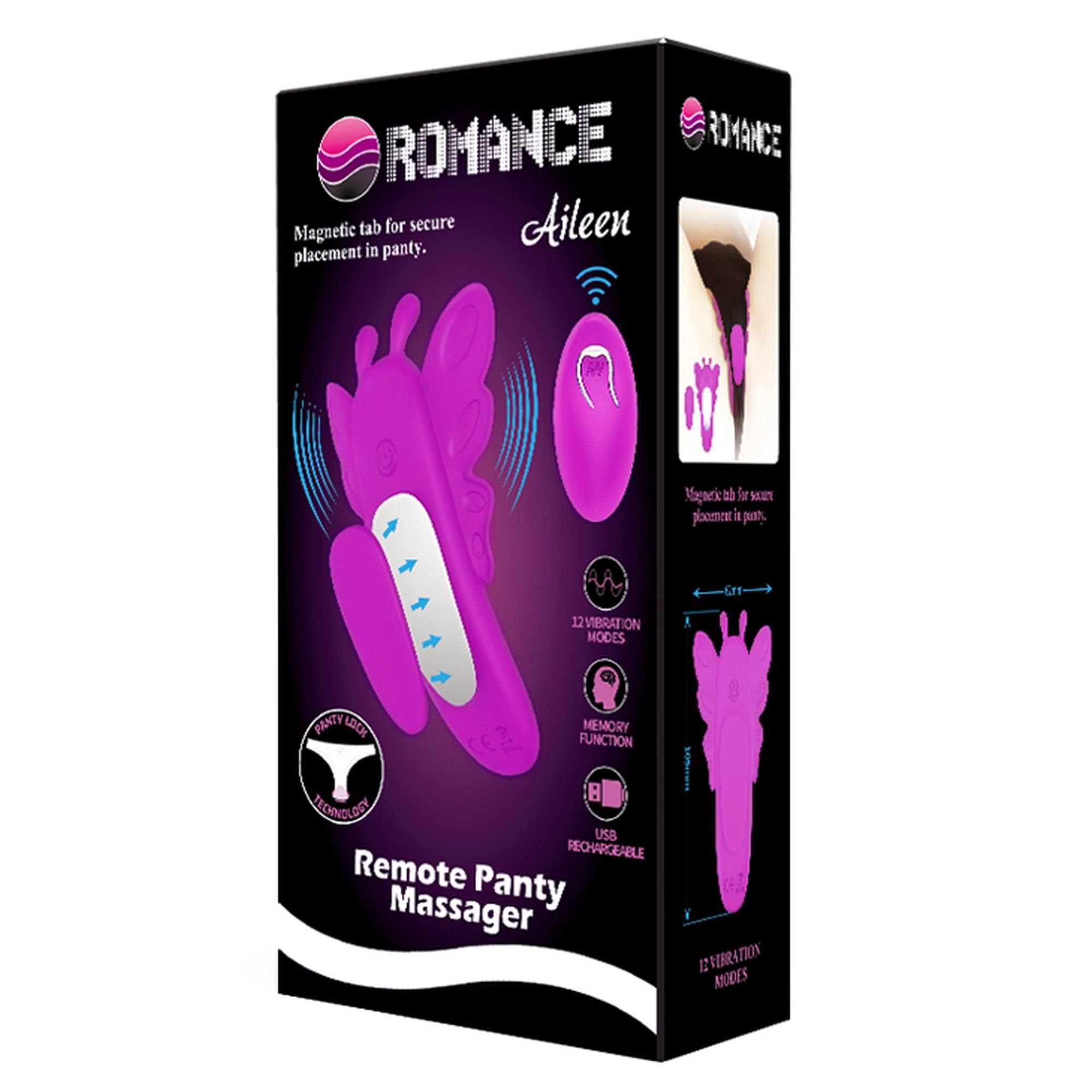 Вибратор для клитора Pretty Love Romance Aileen, 10,5 см (фиолетовый)