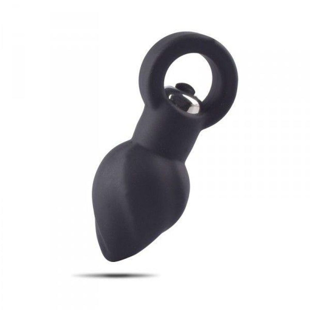 Korek analny Toyz4lovers Anale Vibrante Helix, 8 cm (czarny)