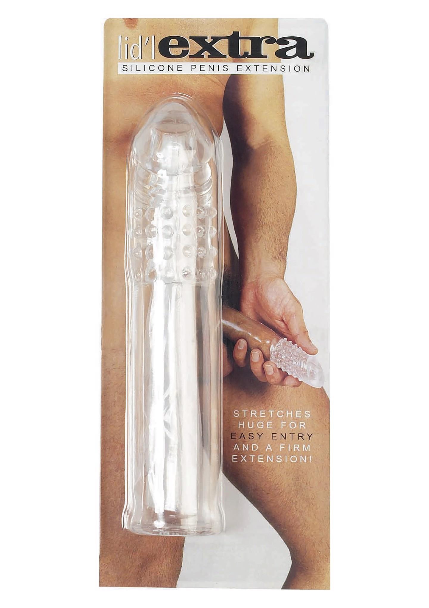 Насадка на пенис Seven Creations Lid'L Extra Transparent, 17.8 см (прозрачный)