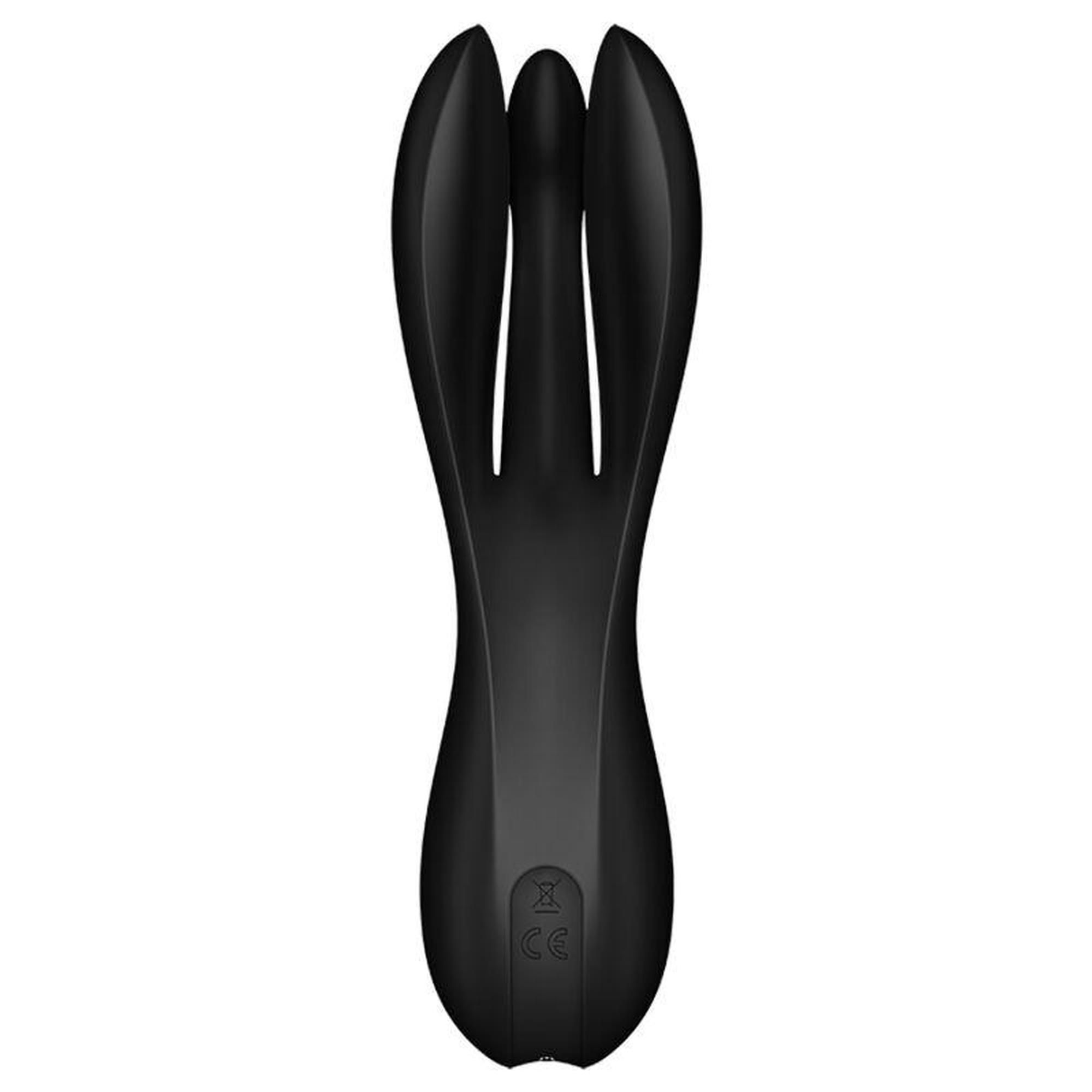 Вибратор Satisfyer Threesome 2, 14 см (черный)