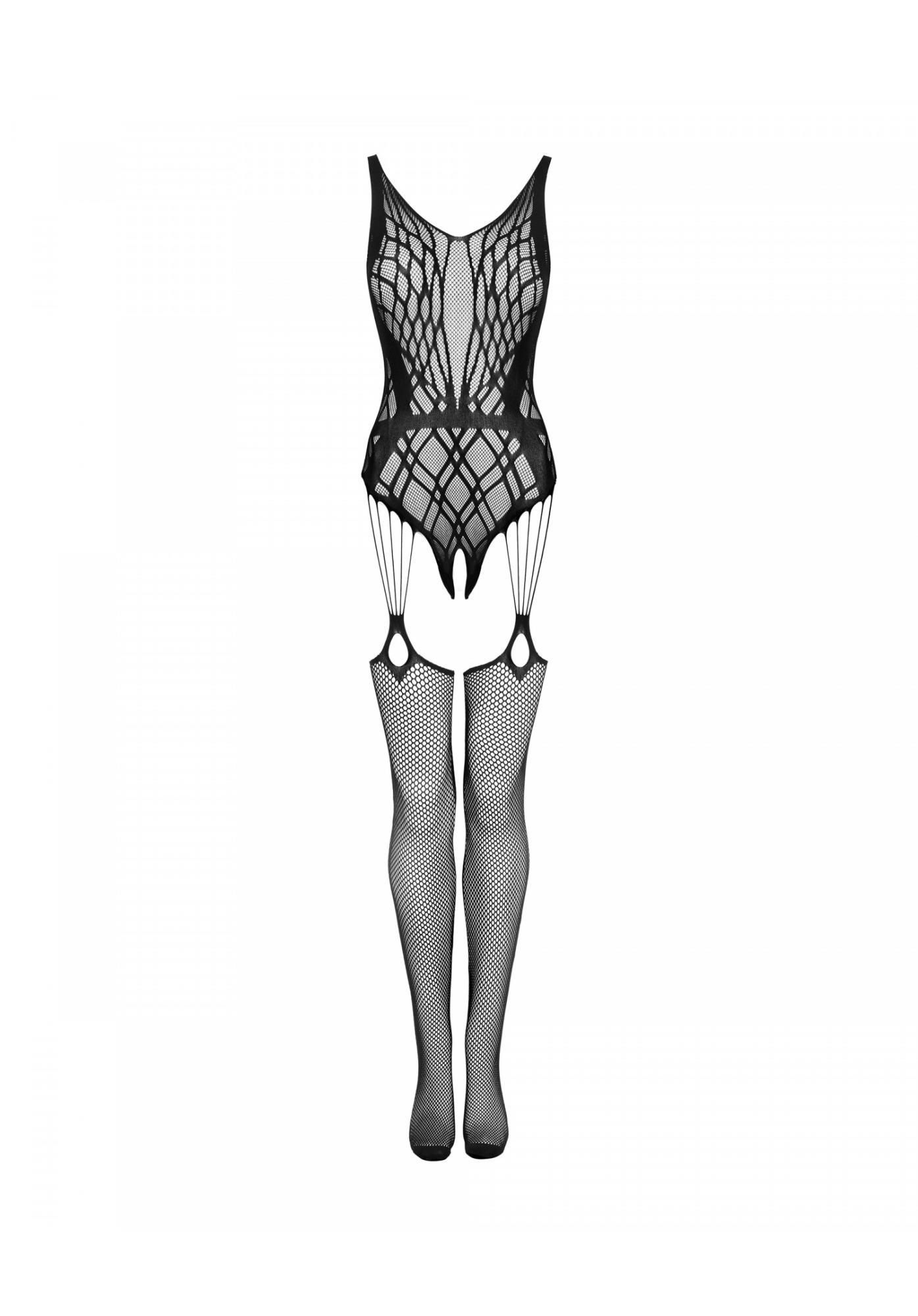 Бодистокинг Obsessive Bodystocking G324, XL/XXL (чёрный)