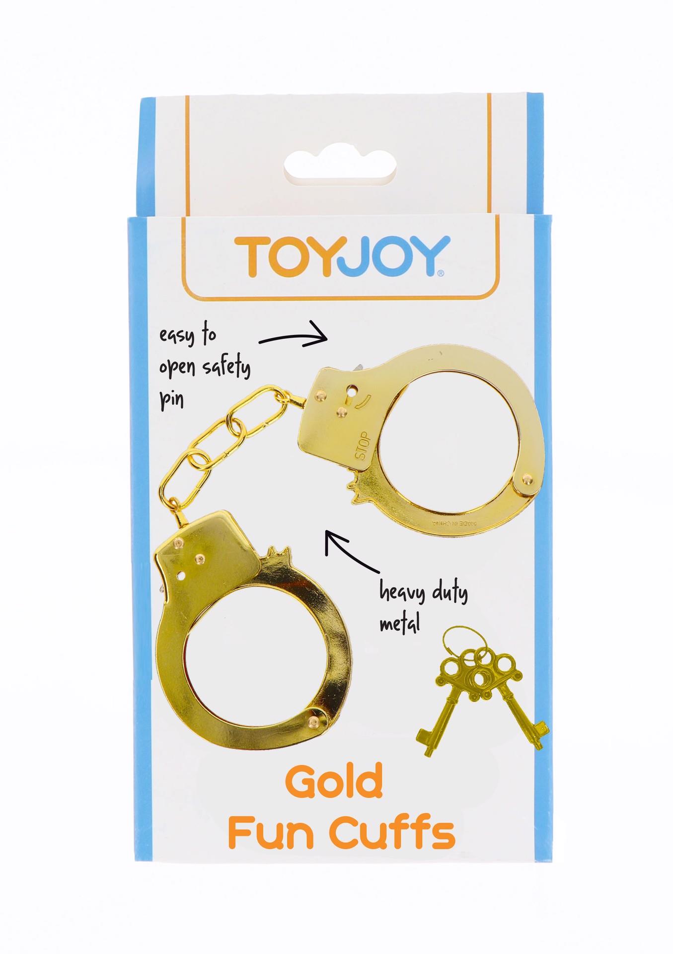 Наручники Toy Joy Fun Cuffs (золотой)