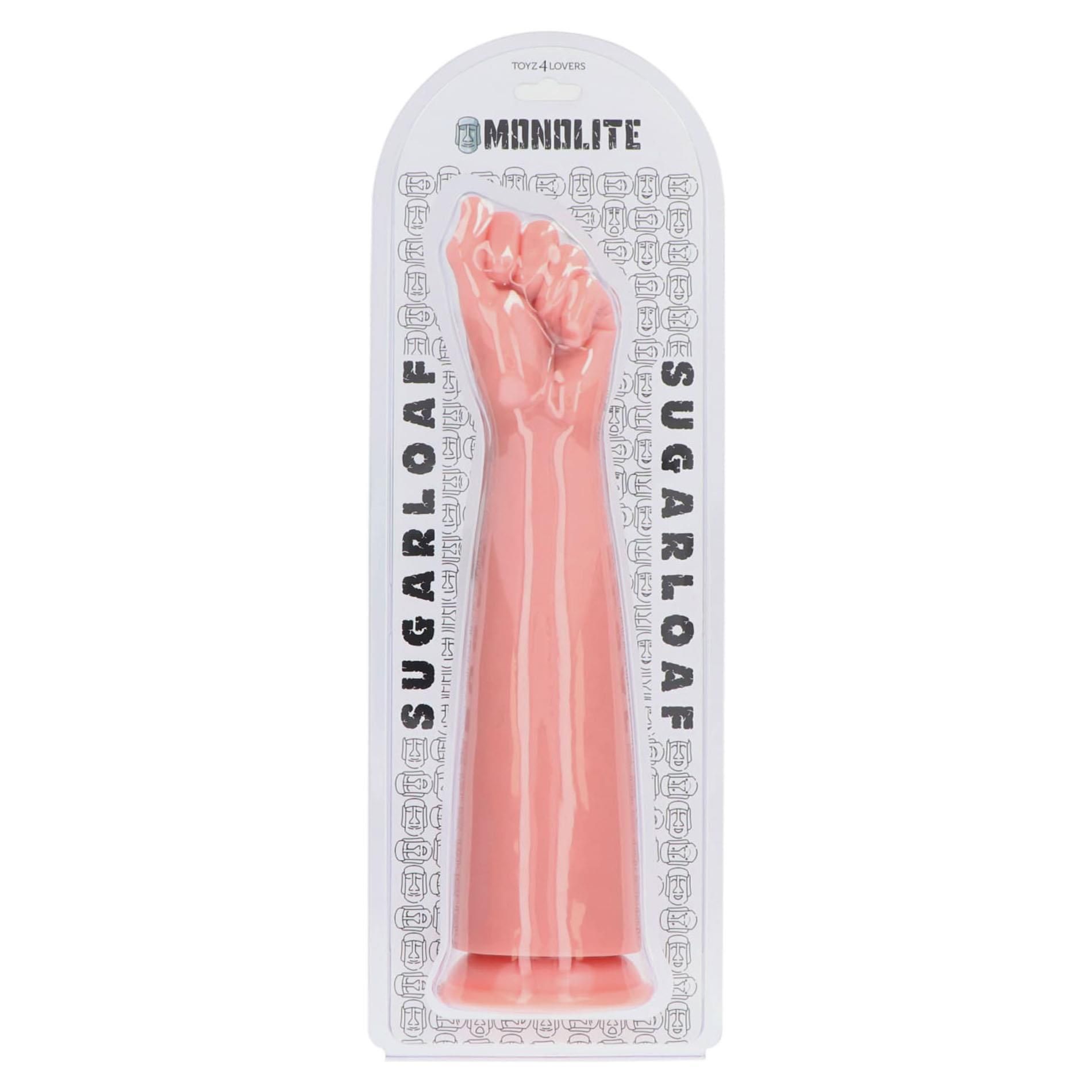 Рука для фістингу Toyz4lovers Pugno Fisting Sugarloaf, 38 см (тілесний)