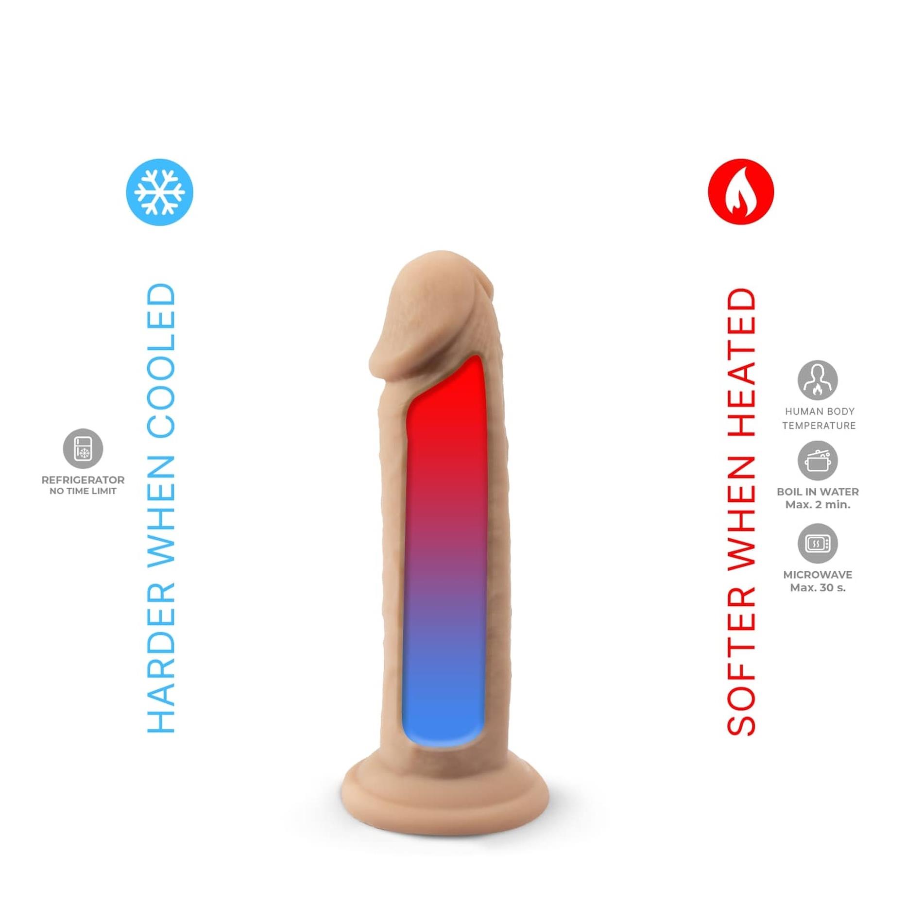Фаллоимитатор Silexd Real Skin Model 2 Size 6", 15.4 см (телесный)