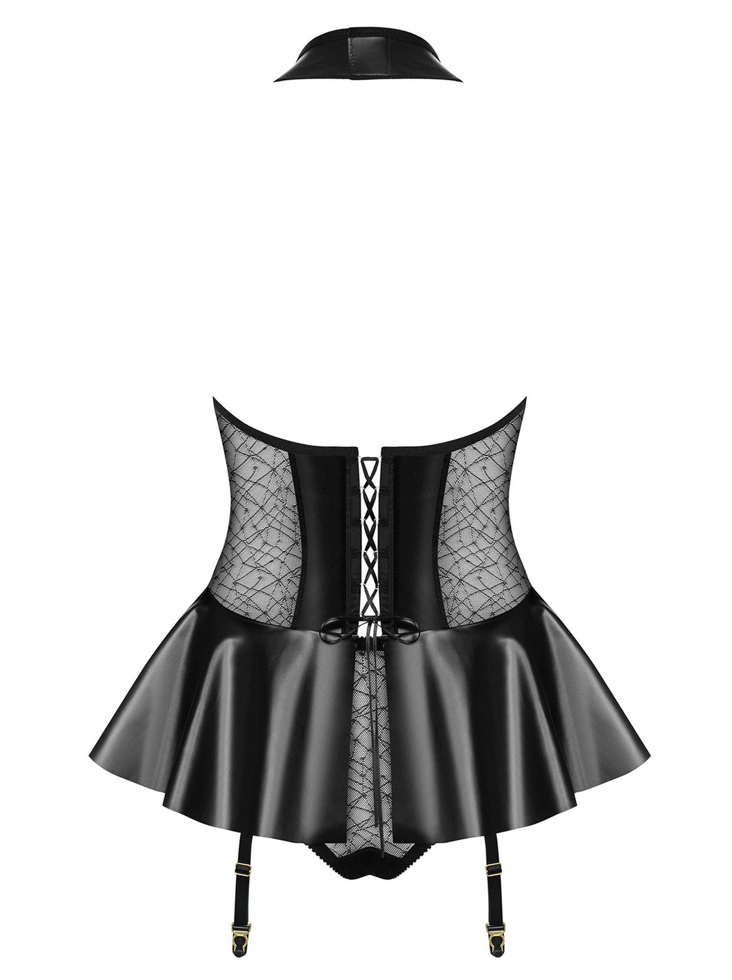 Еротичний комплект Obsessive 859, S/M (чорний)