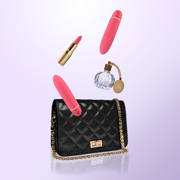 Мини вибратор Rianne S Classique Vibe, 12 см (кораловый)