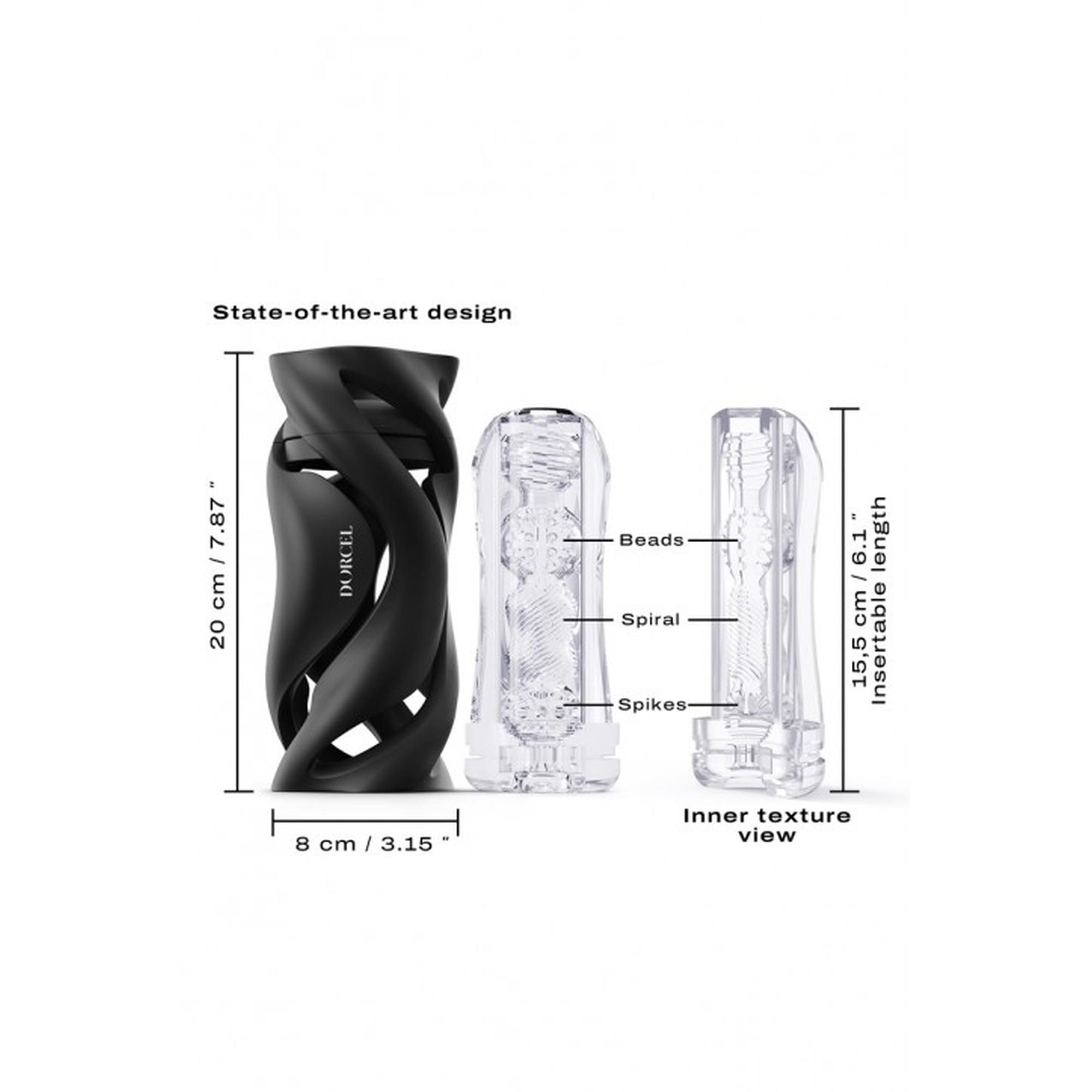 Мастурбатор Dorcel Deep Blow (чёрный)