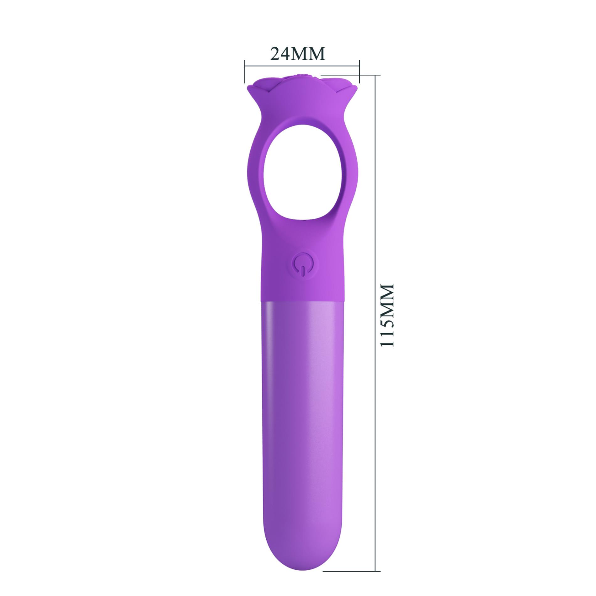 Мини-вибратор Pretty Love uper Power Gianna, 11.5 см (фиолетовый)