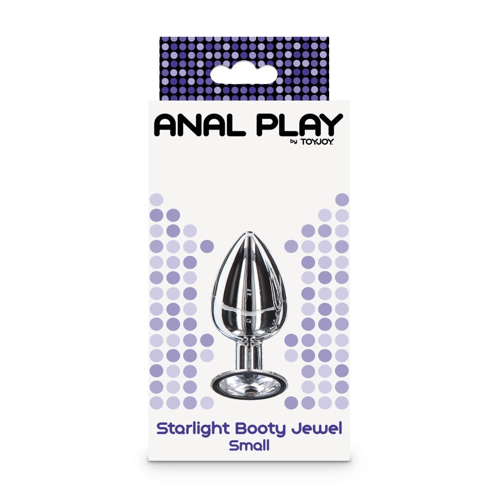 Korek analny Anal Play Starlight Booty Jewel Small, 7.2 cm (srebrny)