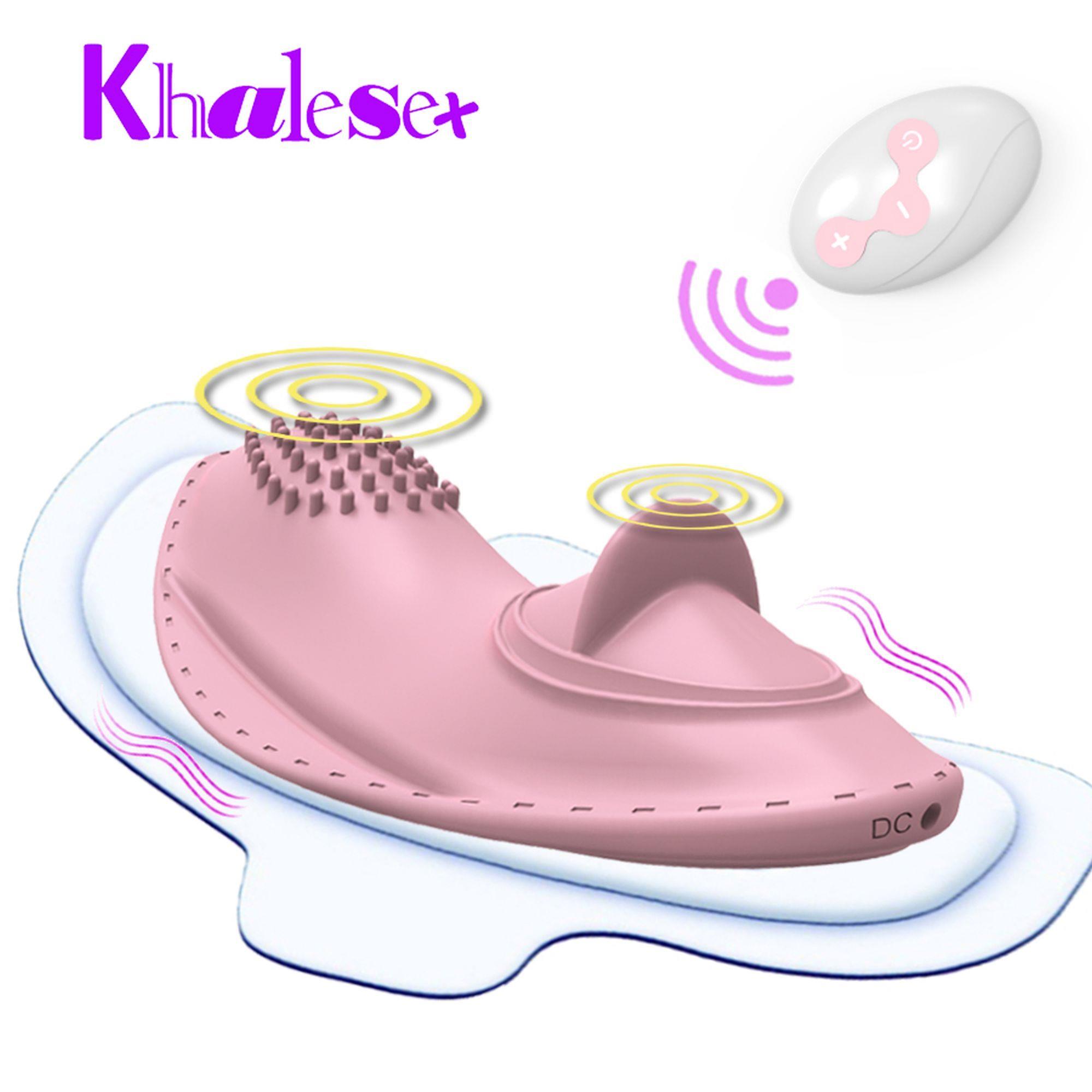 Вибратор для клитора Boss Series Strap On Vibrator 01 (светло-розовый)