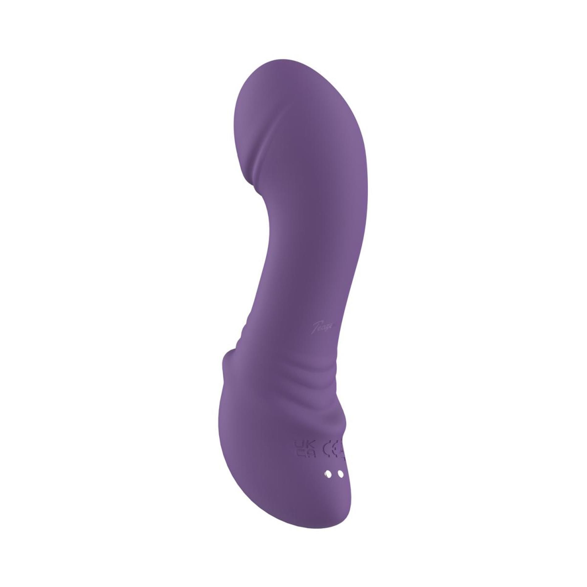 Мини-вибратор Teazers Mini Thrusting, 17.5 см (фиолетовый)