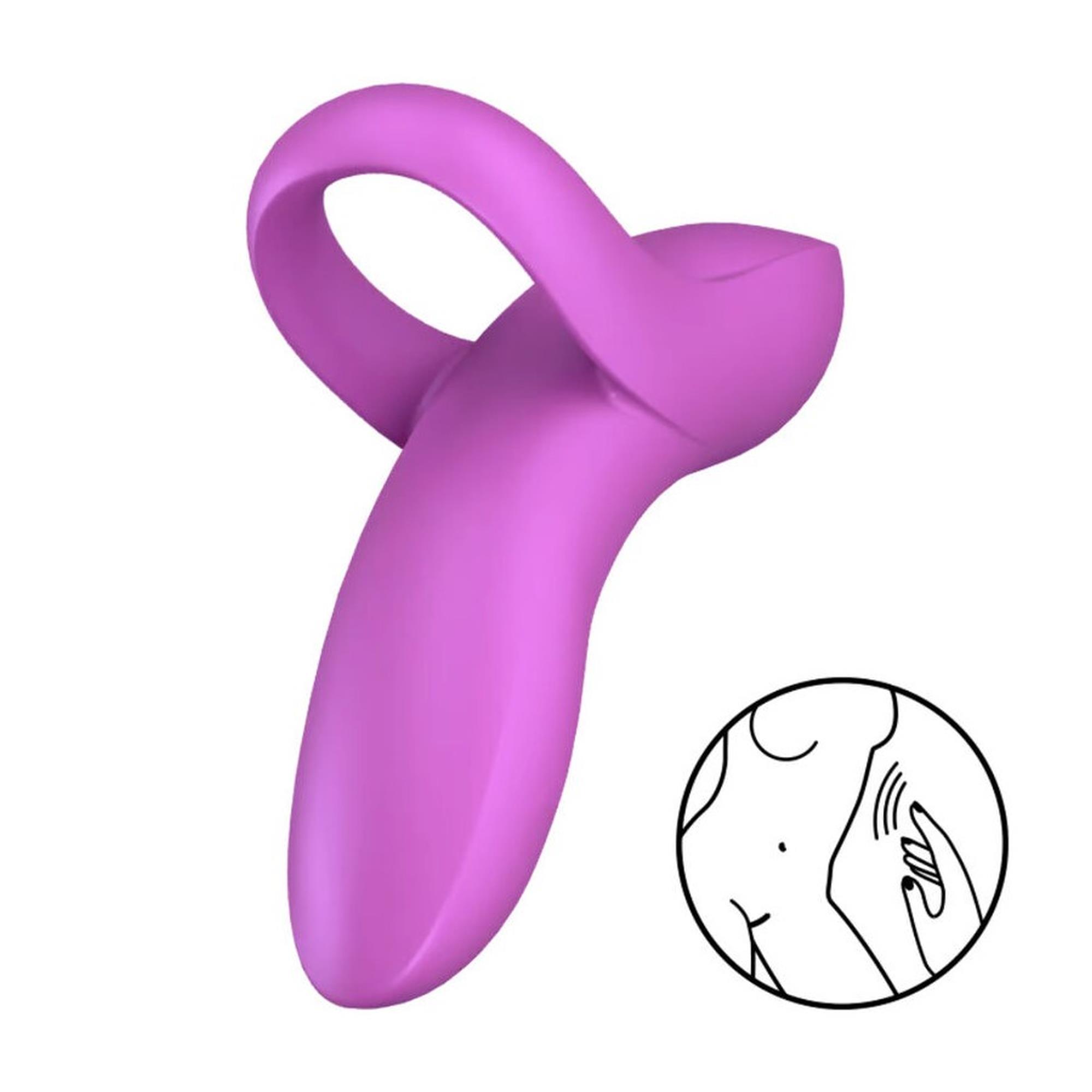 Вибратор на палец Satisfyer Bold Lover, 9.3 см (розовый)