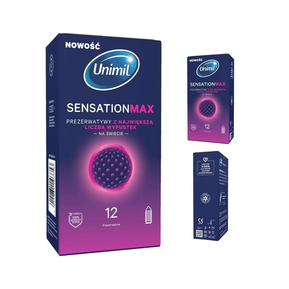 Презервативи Unimil Sensation Max, 12 шт