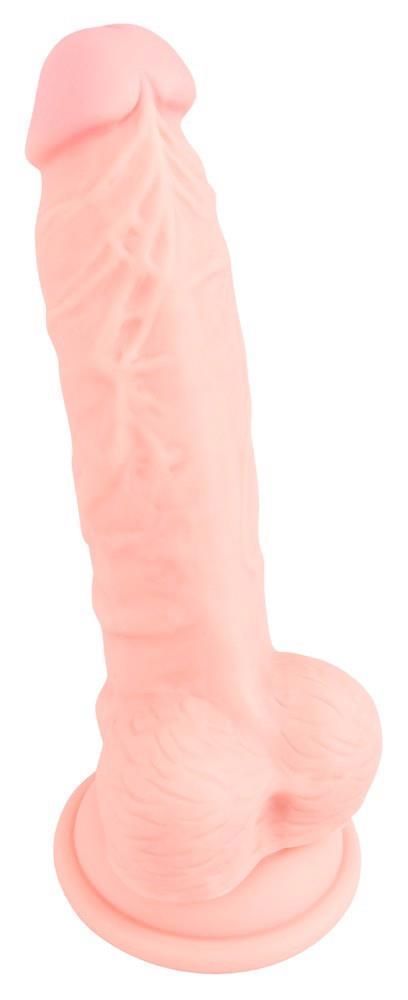 Dildo Medical Silicone Dildo, 18 cm (kolor cielisty)